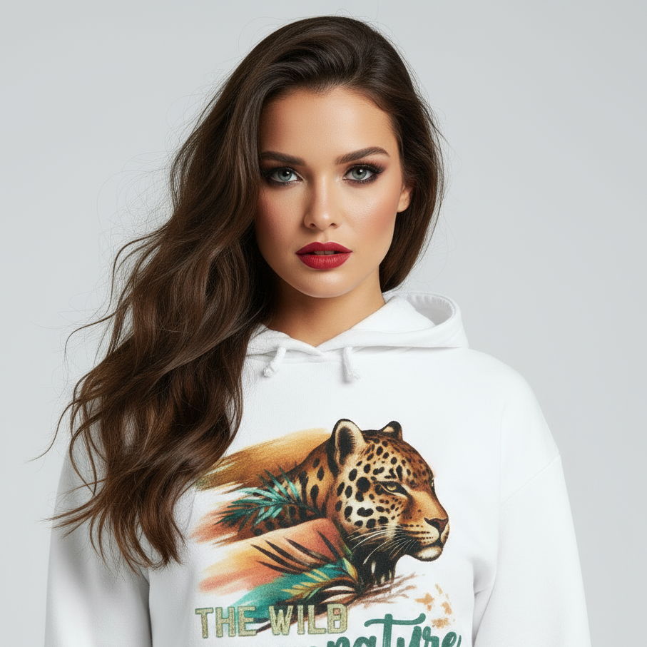 Wild Nurtures Nature Cropped Hoodie