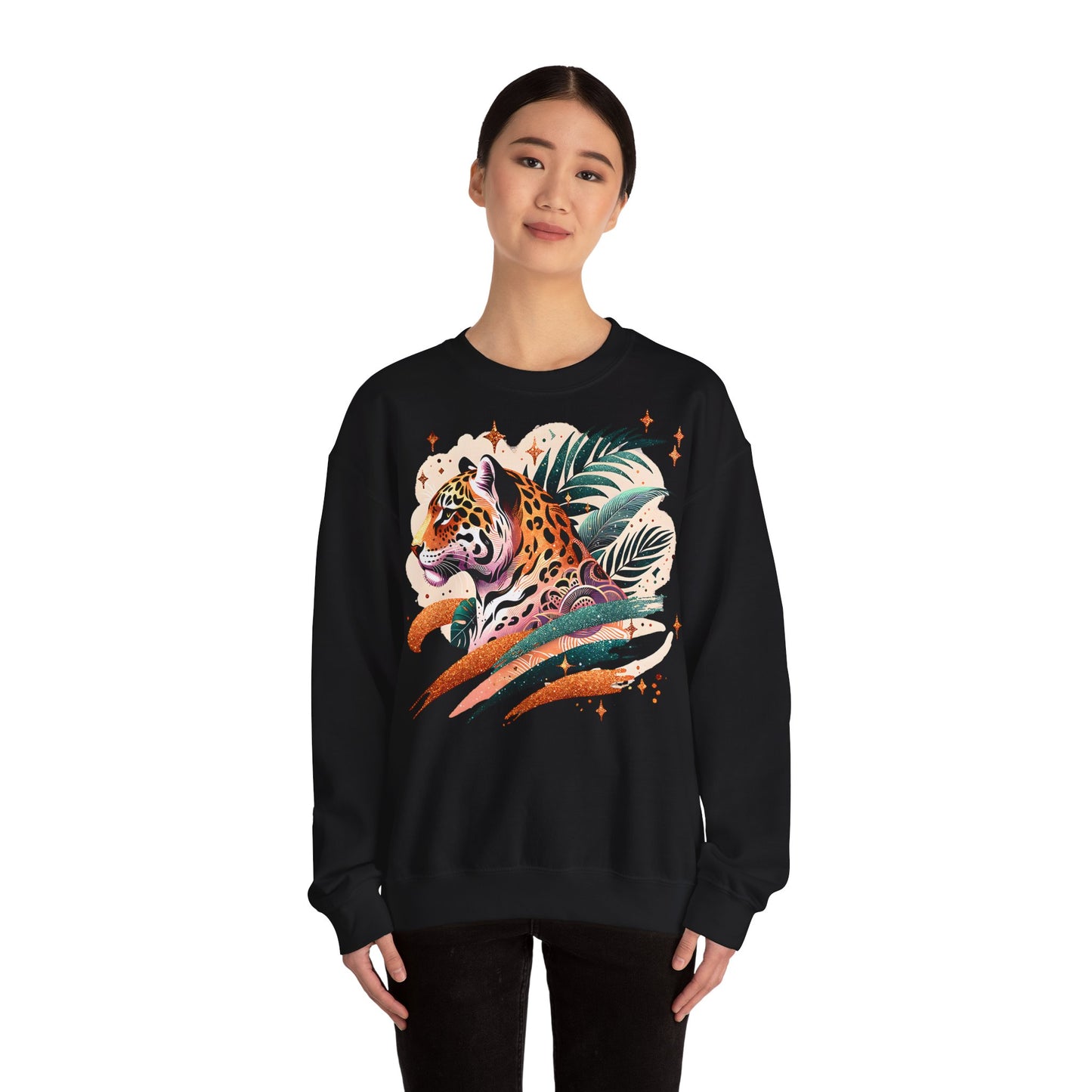 Jaguar Wildlife Art Sweatshirt