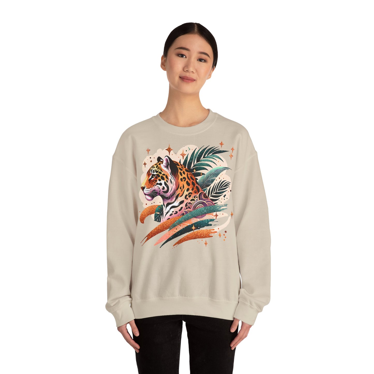 Jaguar Wildlife Art Sweatshirt
