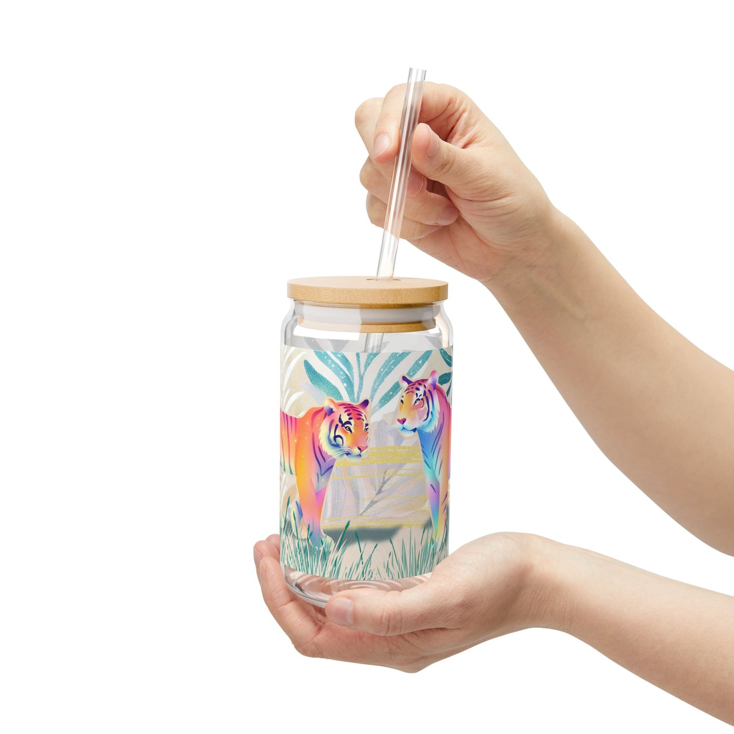 Tiger Talks Sipper Glass, 16oz