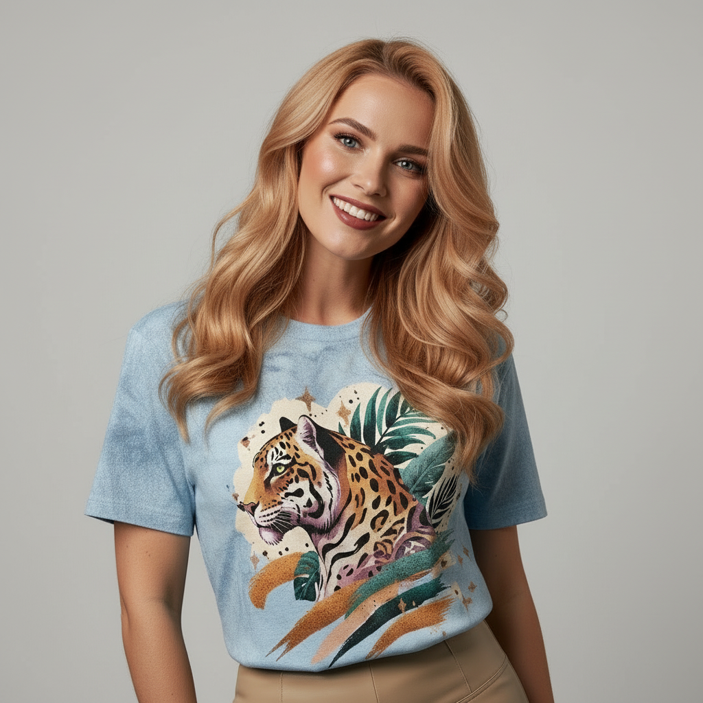 Jaguar Jungle Chic - Unisex Color Blast T-Shirt