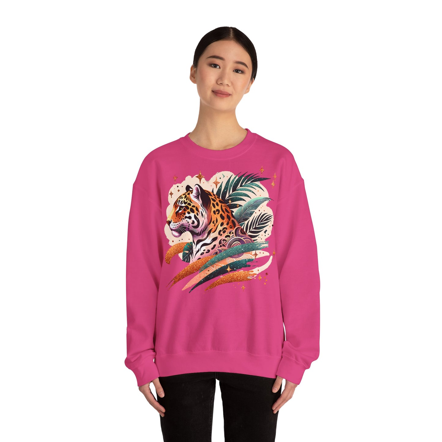 Jaguar Wildlife Art Sweatshirt