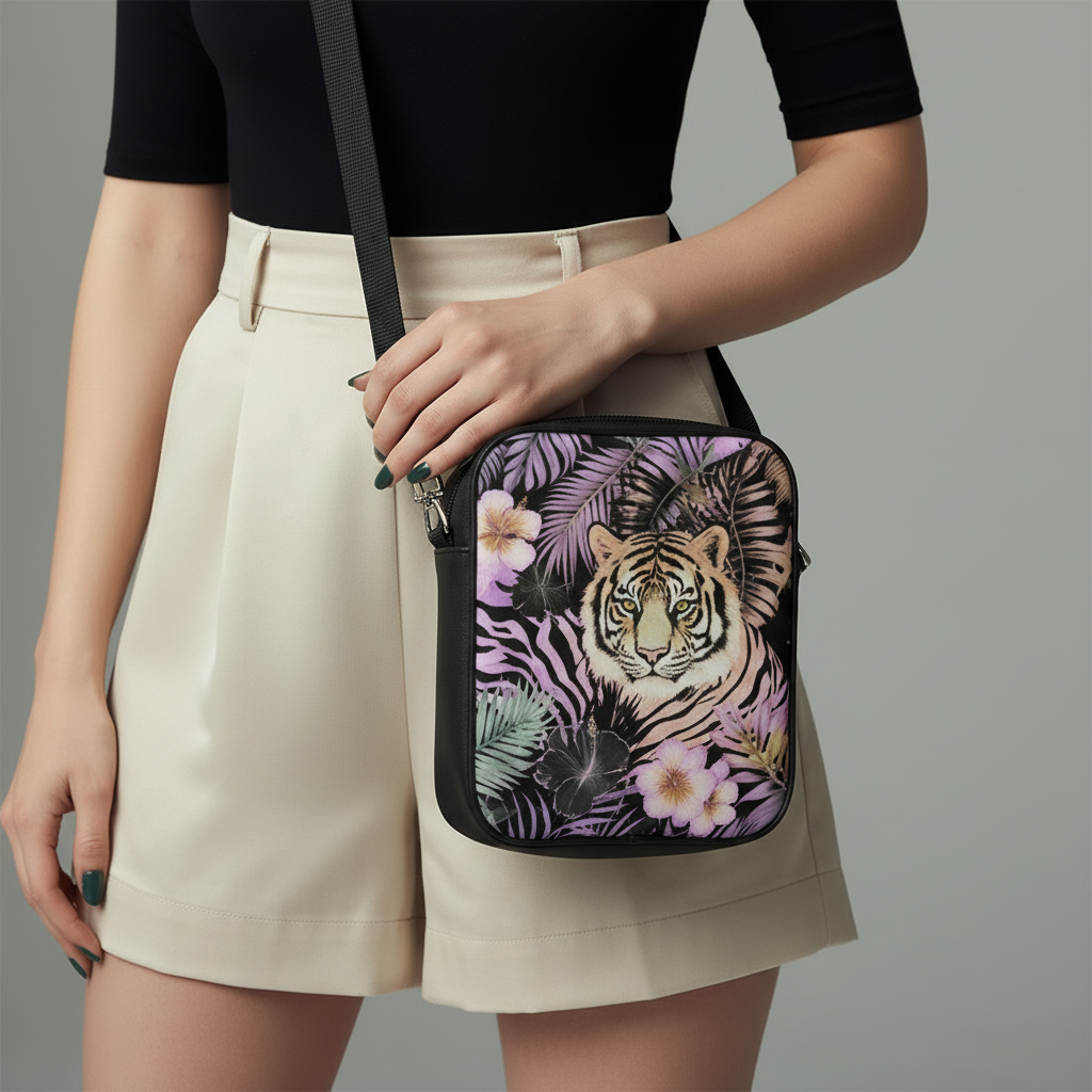 Tigers Jungle Secret Shoulder Messenger Bag🌴🐅