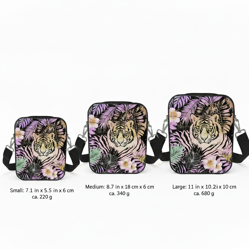 Tigers Jungle Secret Shoulder Messenger Bag🌴🐅
