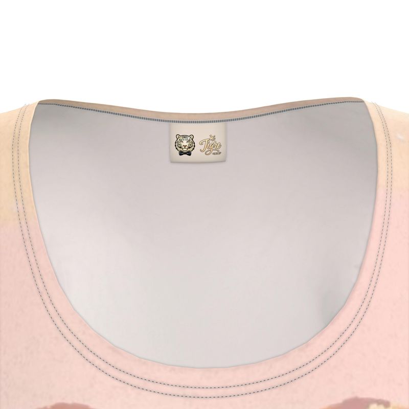 Tigre y Tigresa en Amor Ladies Tunic T Shirt