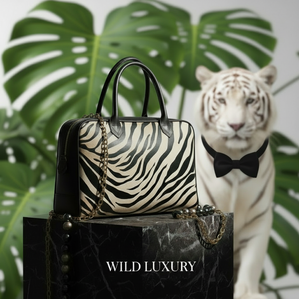 TigerQueen Stripes Holdall👜🐅💗