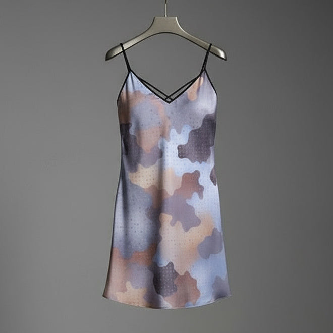 DriftCamo Mini Slip Dress
