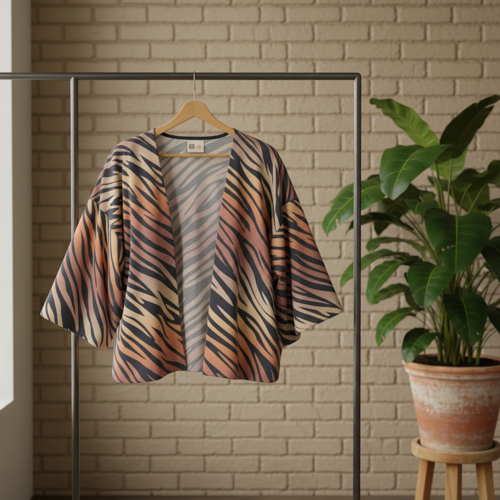 Tiger Roar with Style Kimono