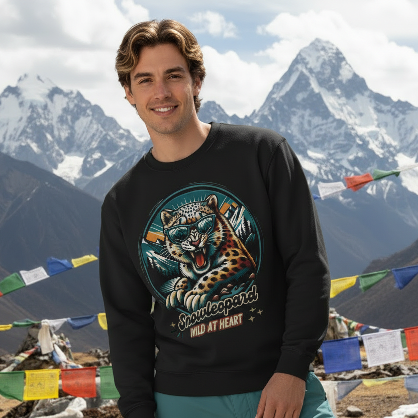 Snowleopard - Wild at Heart - Sweatshirt🐾❄️