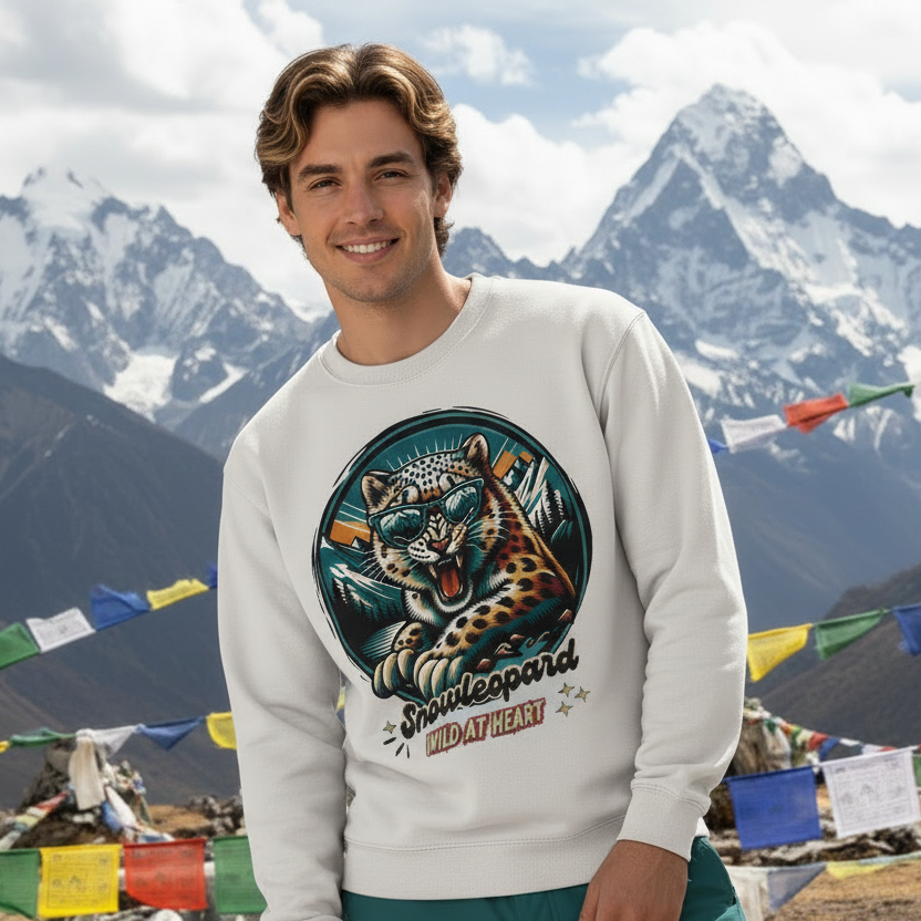 Snowleopard - Wild at Heart - Sweatshirt🐾❄️