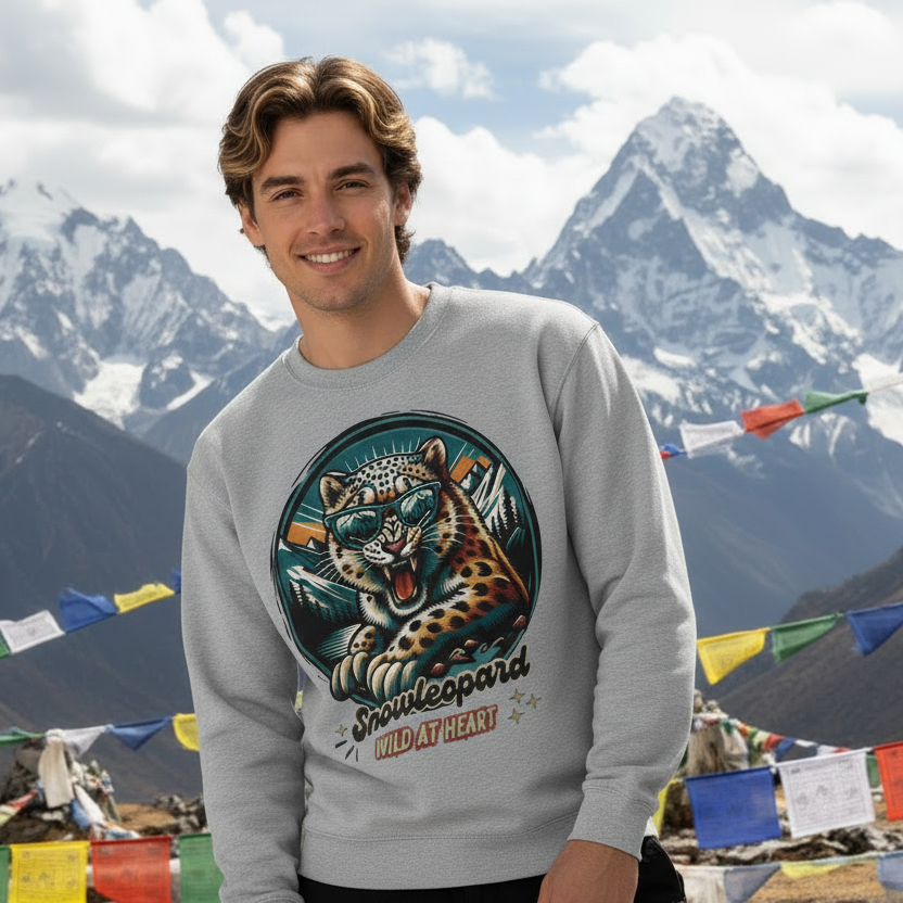 Snowleopard - Wild at Heart - Sweatshirt🐾❄️