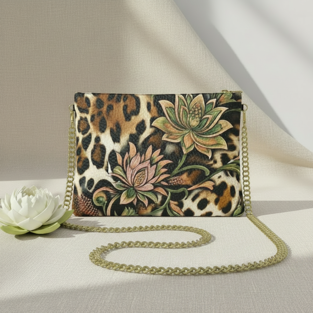 Leo Lotus Joy Crossbody 🐆🪷