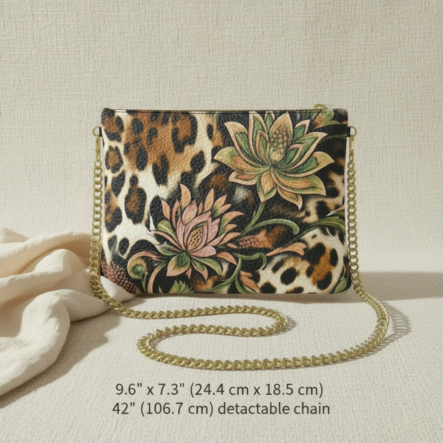 Leo Lotus Joy Crossbody 🐆🪷