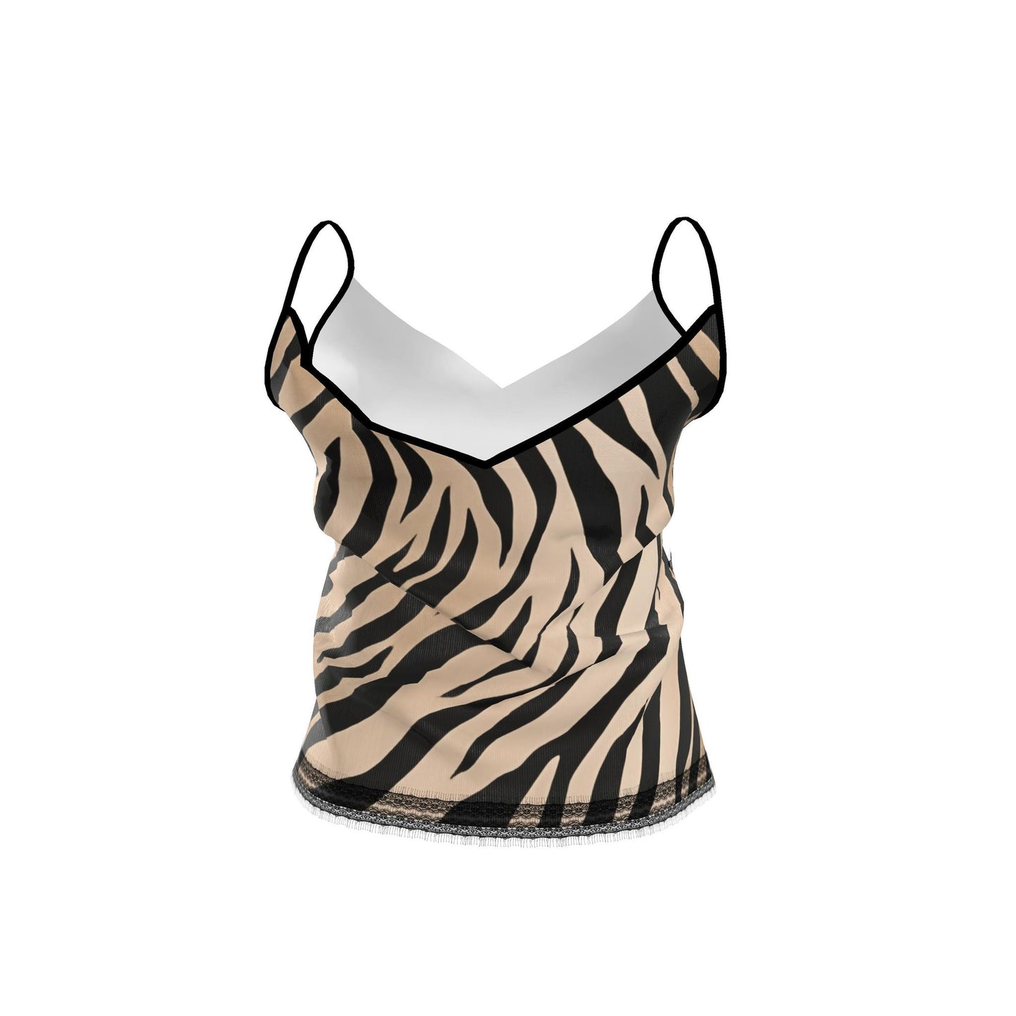 White Tiger Queen Cami Top