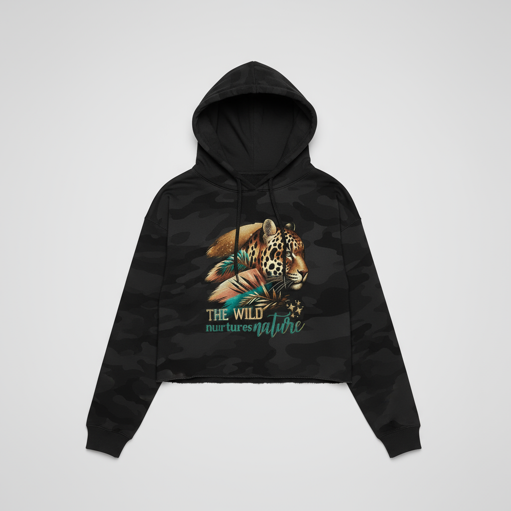 Wild Nurtures Nature Cropped Hoodie