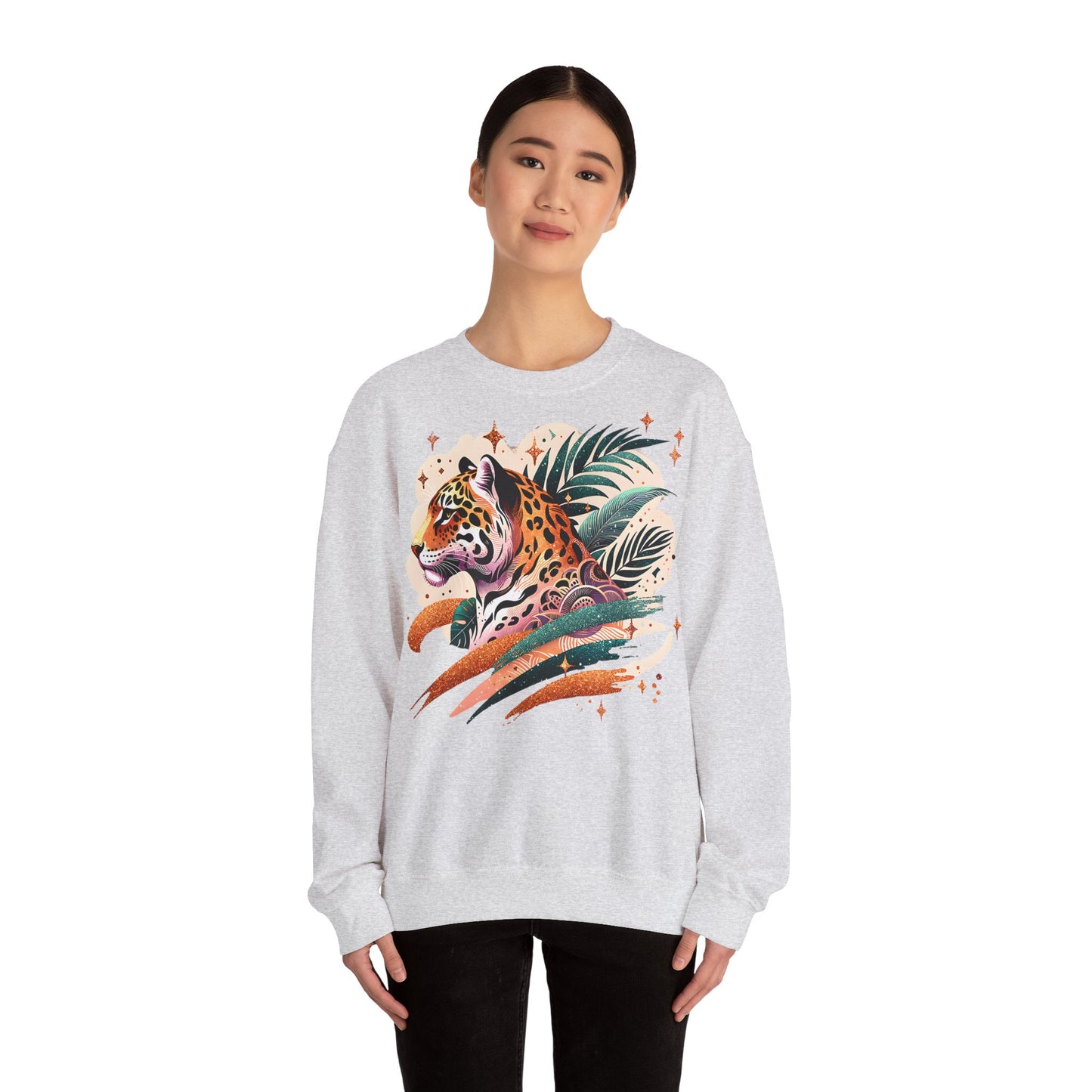 Jaguar Wildlife Art Sweatshirt