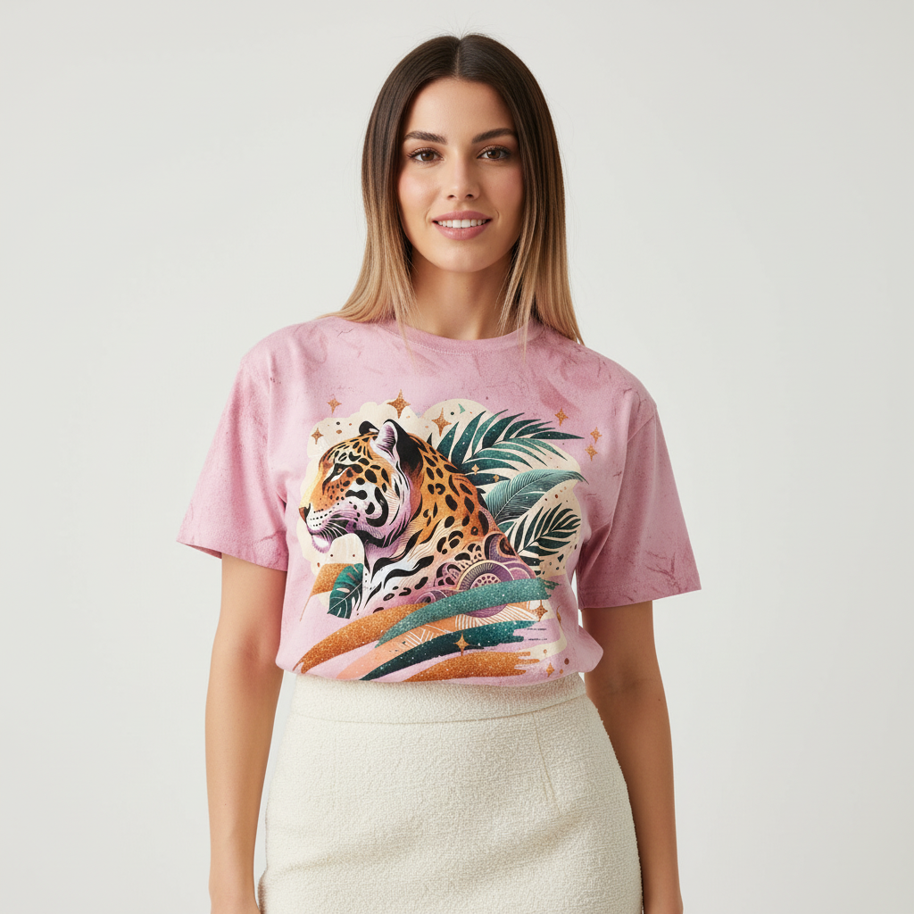 Jaguar Jungle Chic - Unisex Color Blast T-Shirt