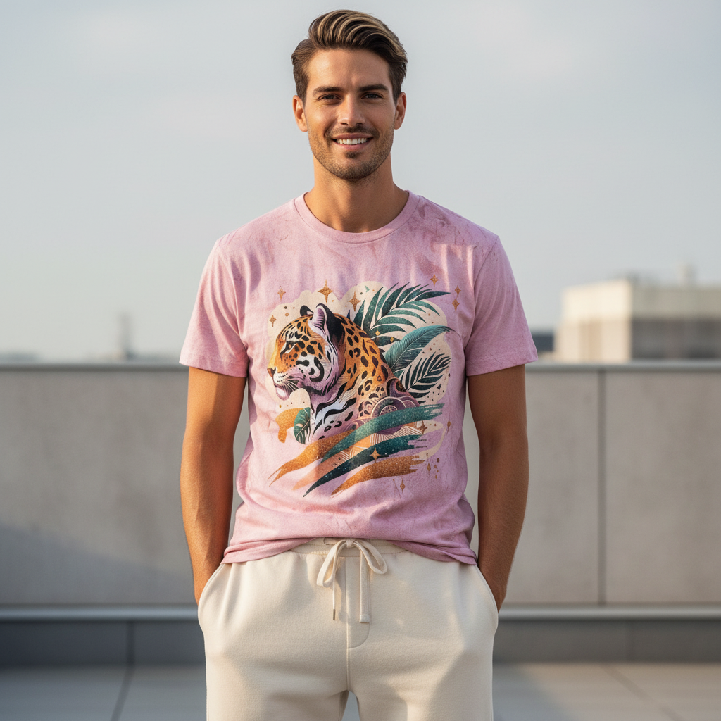 Jaguar Jungle Chic - Unisex Color Blast T-Shirt