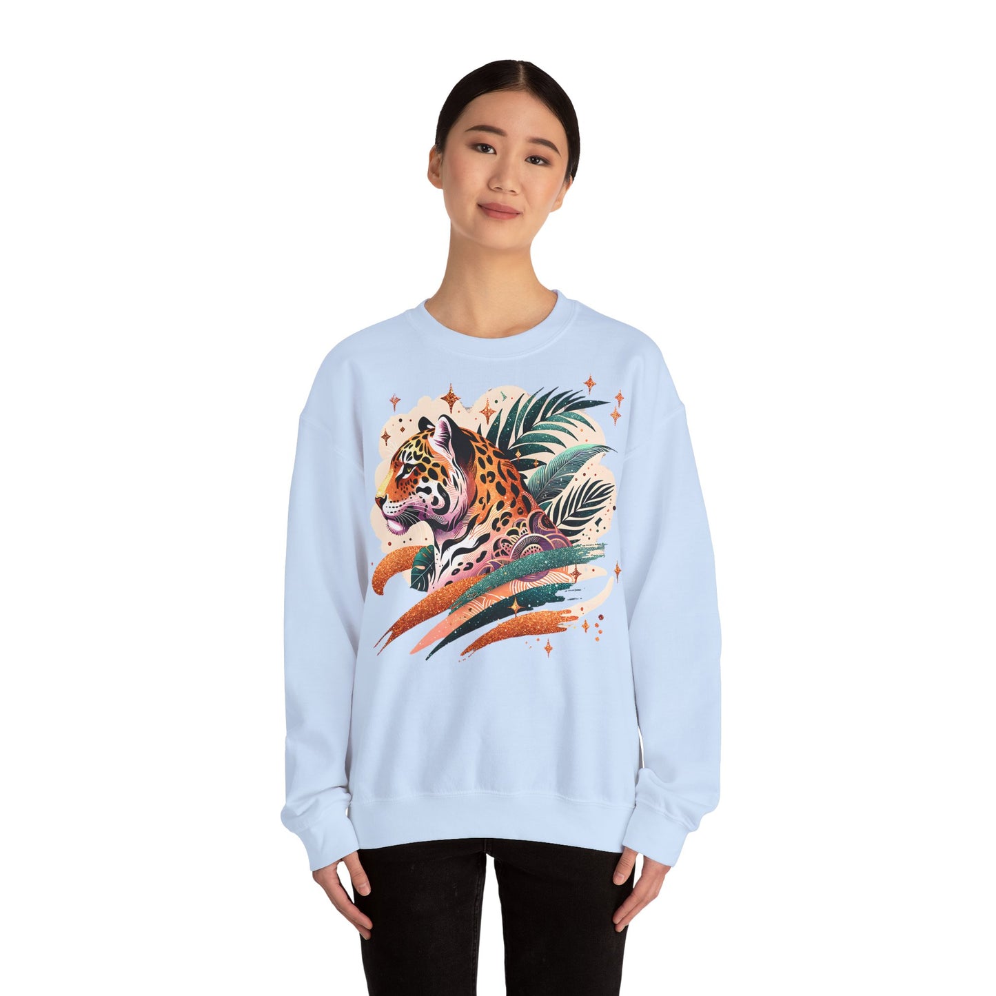 Jaguar Wildlife Art Sweatshirt