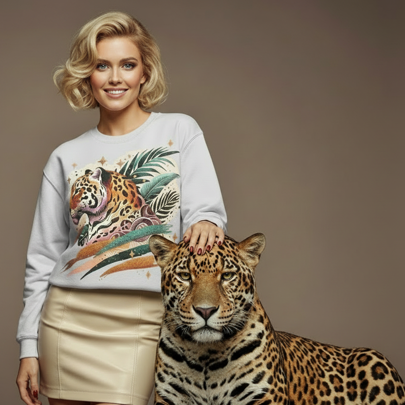 Jaguar Exotic Essence Sweater🌟🐆🌴