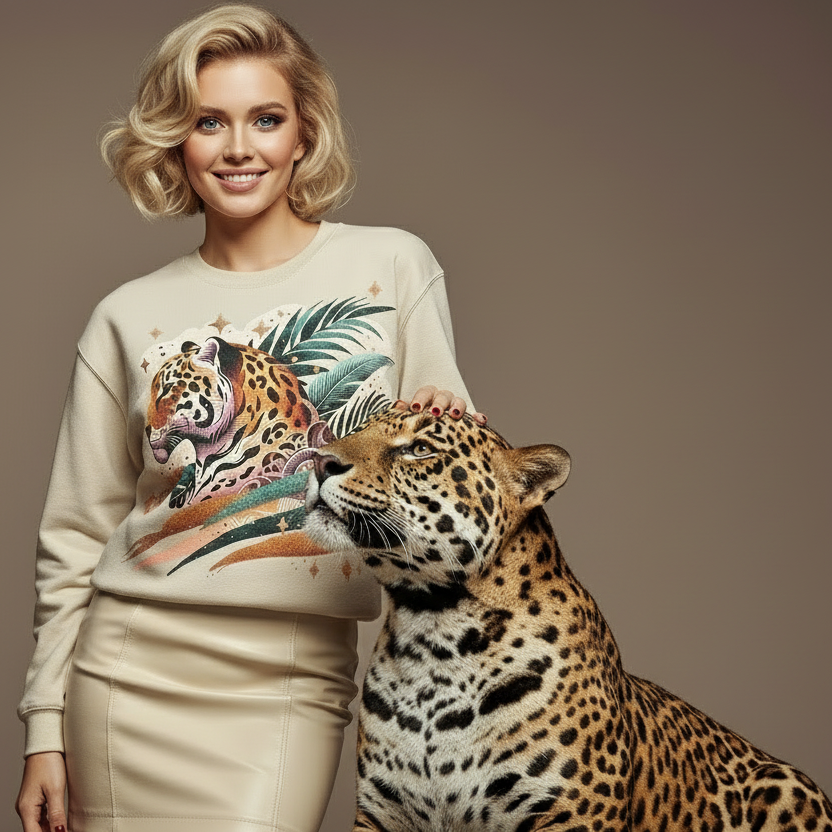 Jaguar Exotic Essence Sweater🌟🐆🌴