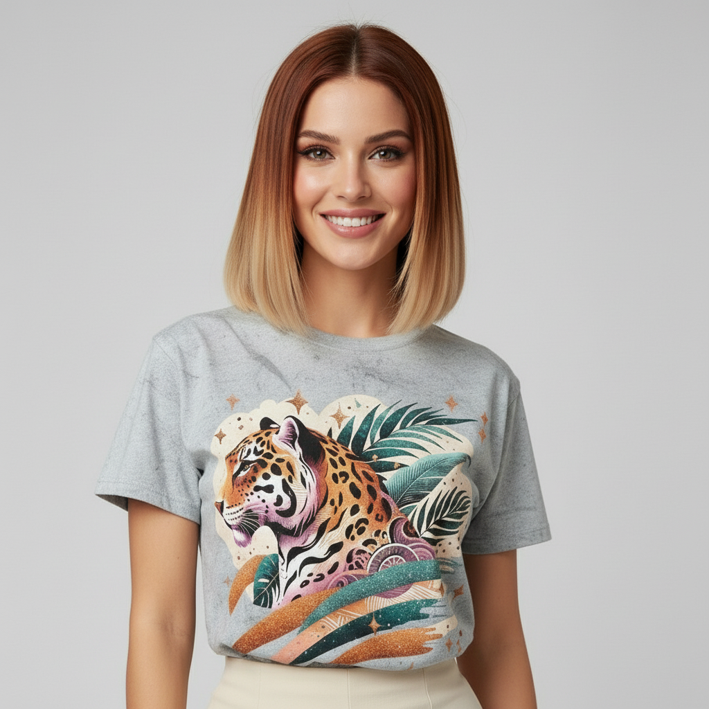 Jaguar Jungle Chic - Unisex Color Blast T-Shirt