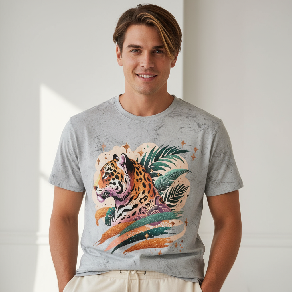 Jaguar Jungle Chic - Unisex Color Blast T-Shirt