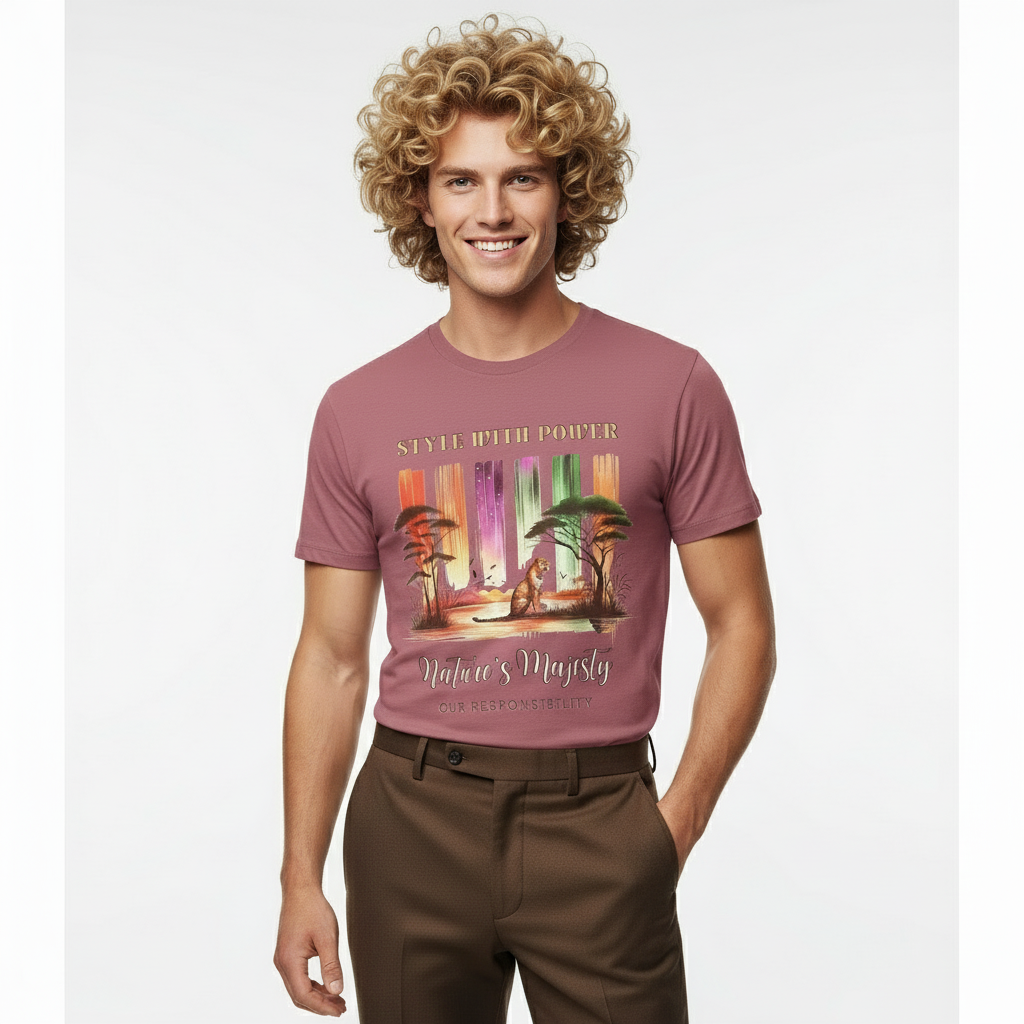 Jaguar Nature's Majesty T-shirt🐅🌴