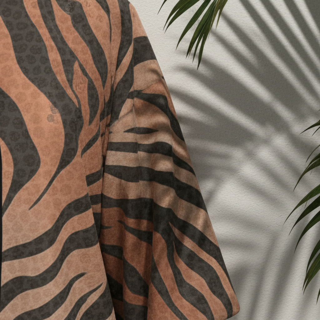 Tiger Stripes & Dots Kimono Jacket 🐅🐾