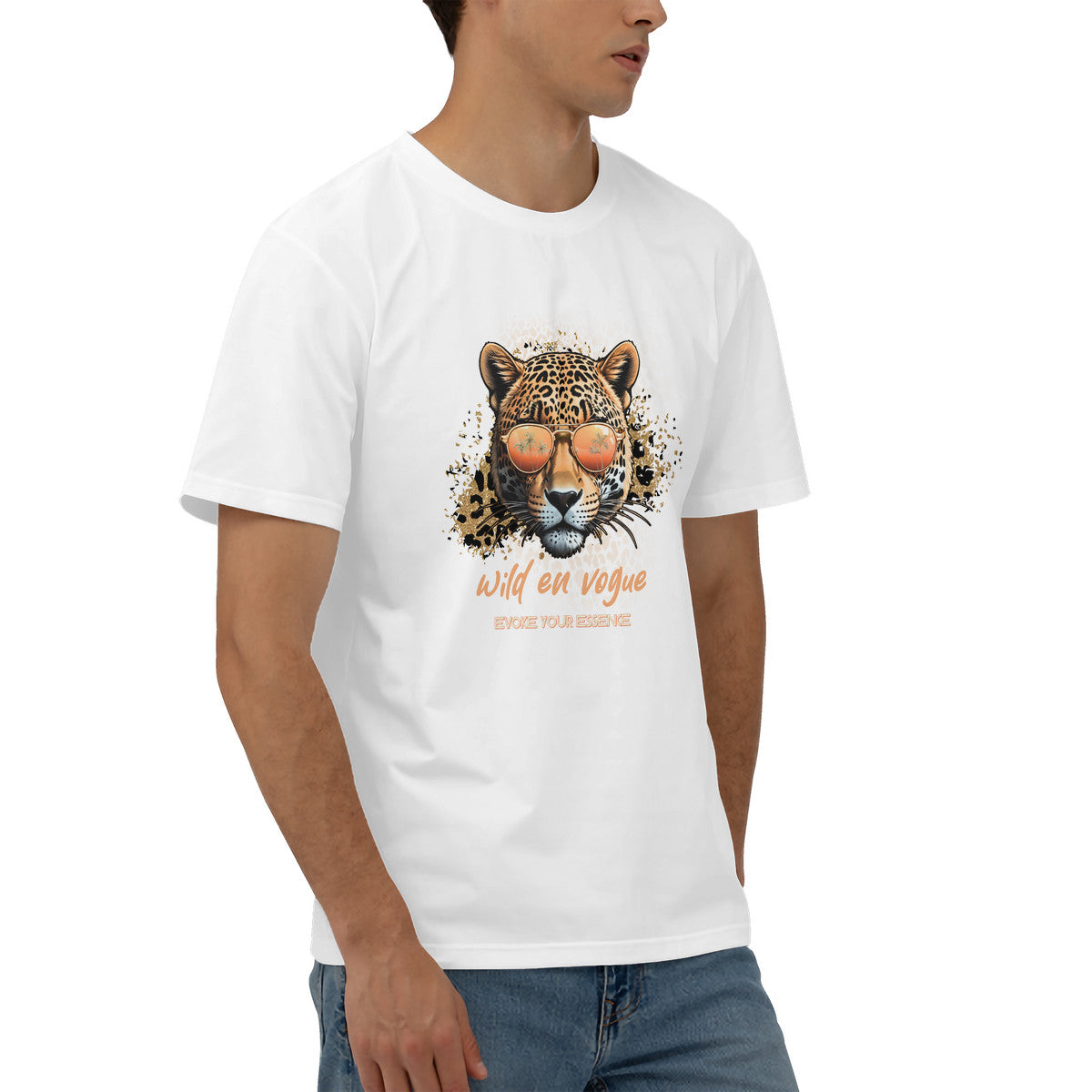 Jaguar en Vogue Men's Short Sleeve Cotton Tee
