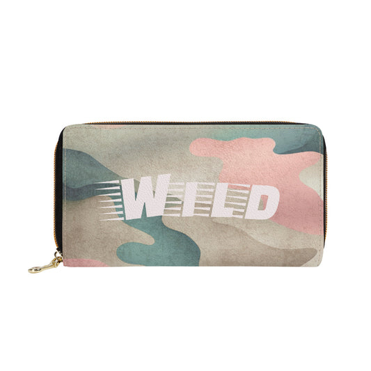 MossBlend Zipper Purse Clutch Bag