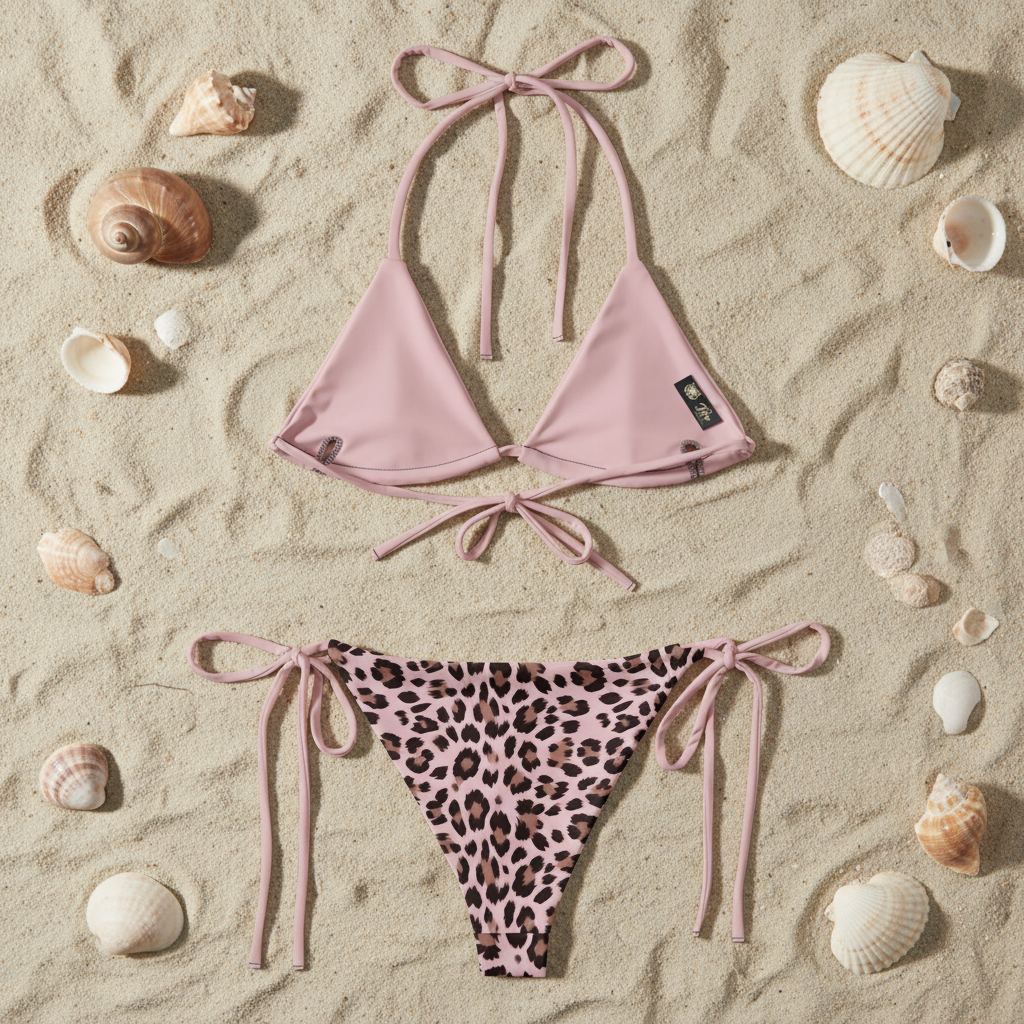 Leopard Passion String Bikini Blossom 🌸🐆