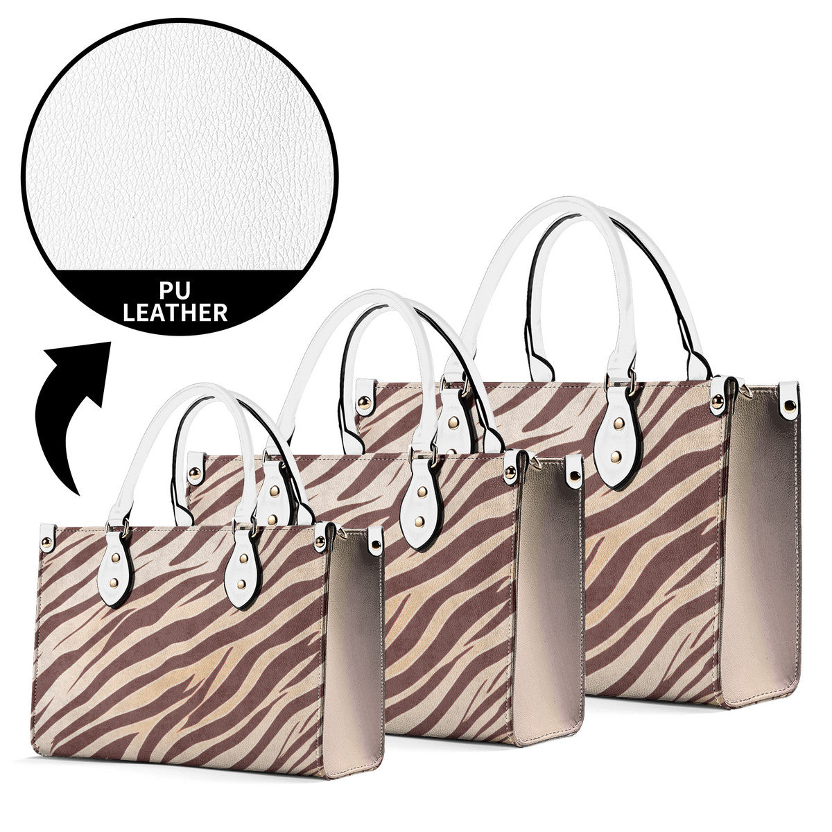 Tiger Stripes FlowState Luxury Handbag