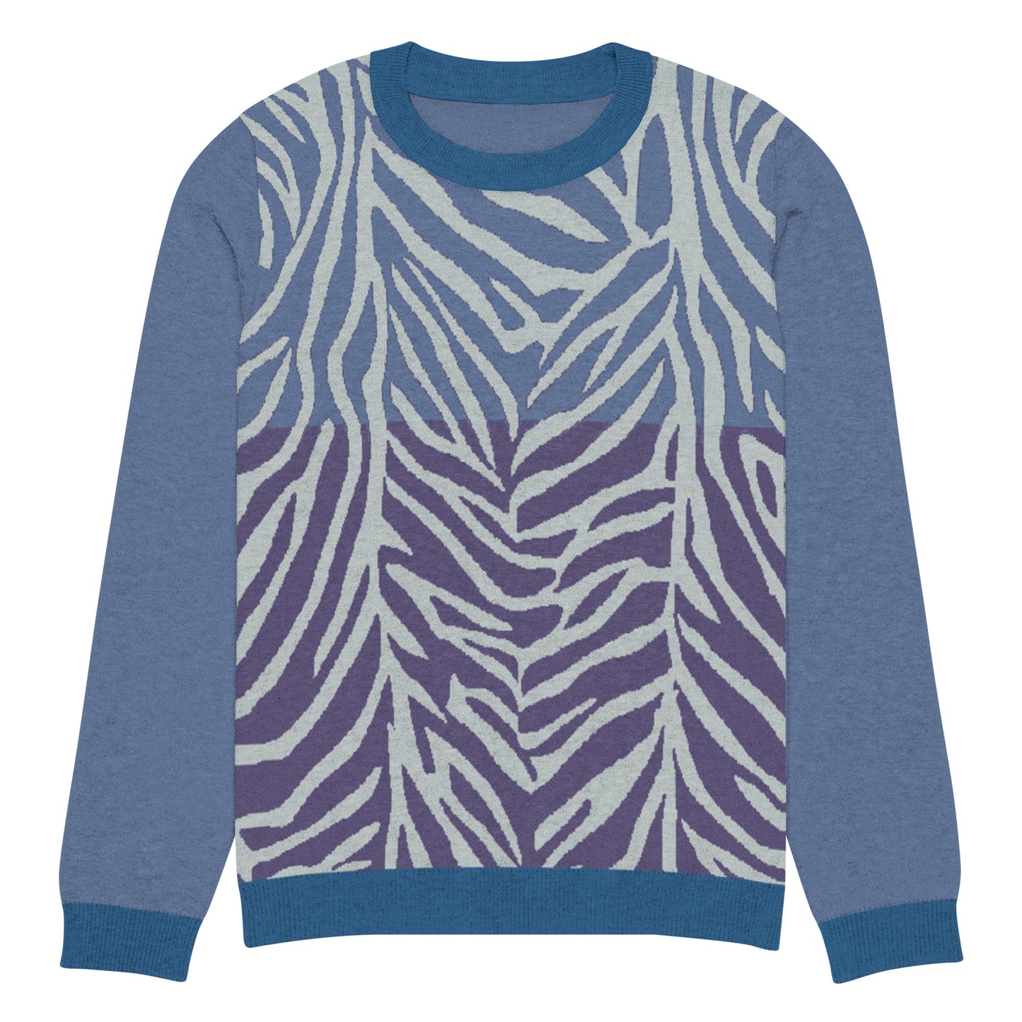 Exotic Essence Sky Knitted crew neck sweater