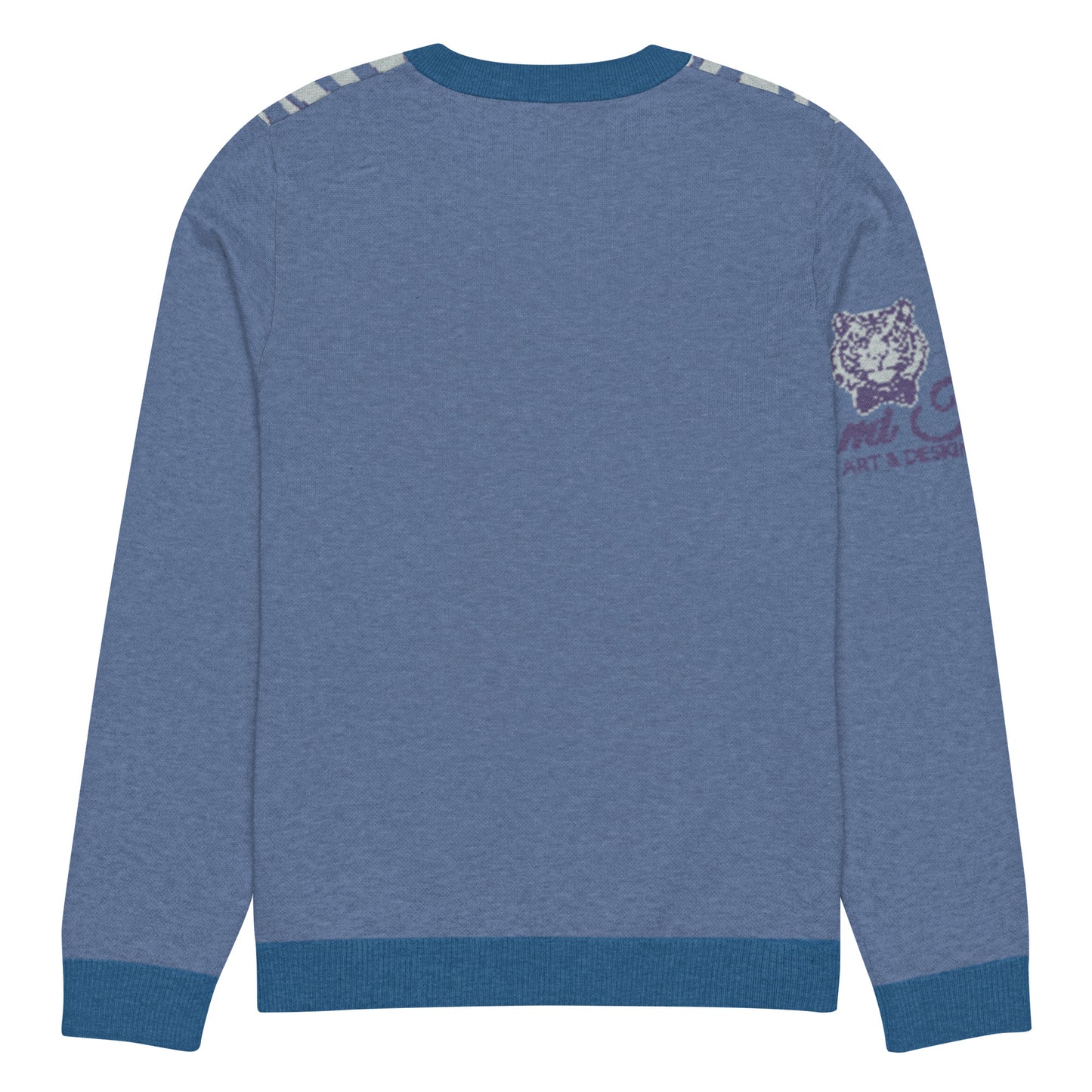 Exotic Essence Sky Knitted crew neck sweater