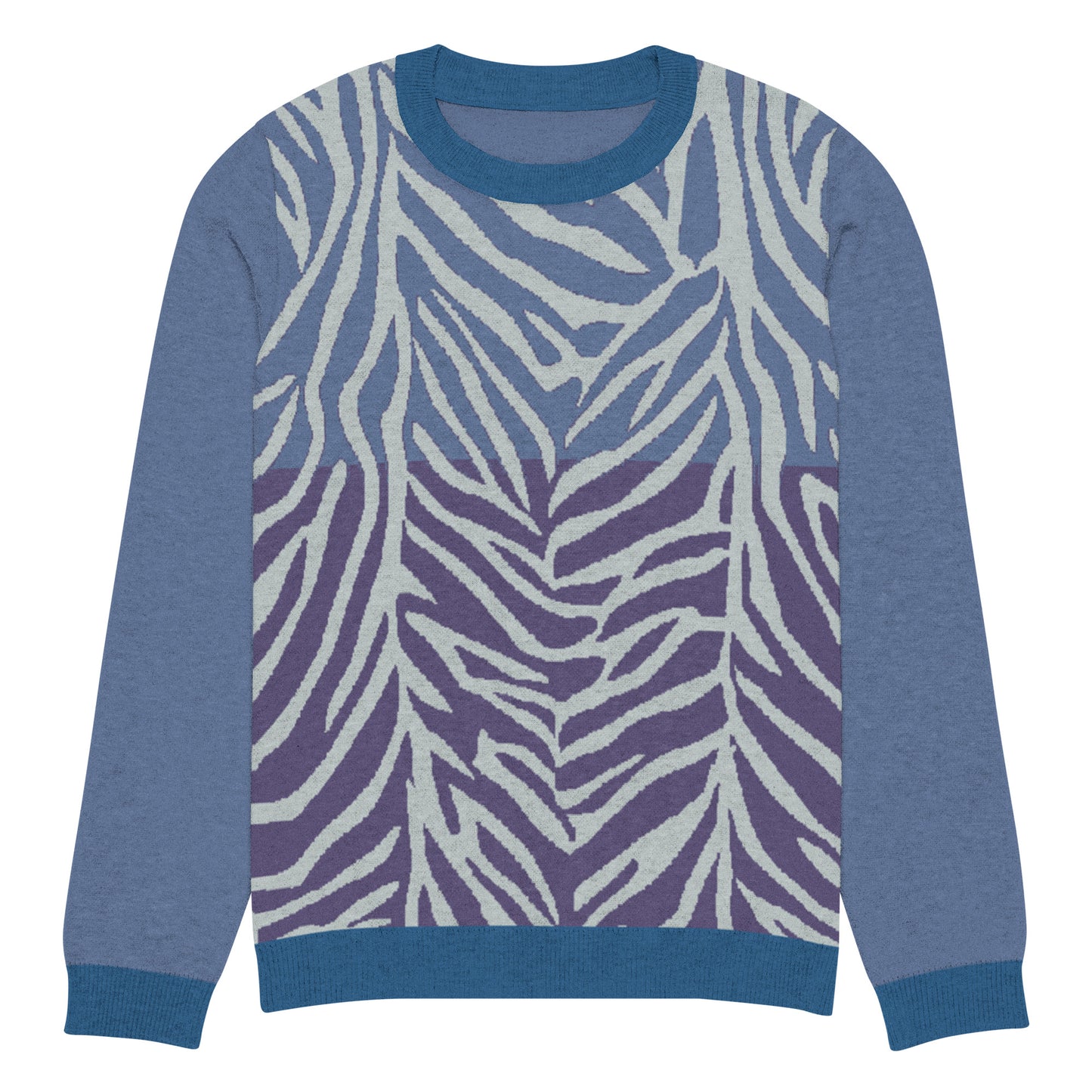 Exotic Essence Sky Knitted crew neck sweater