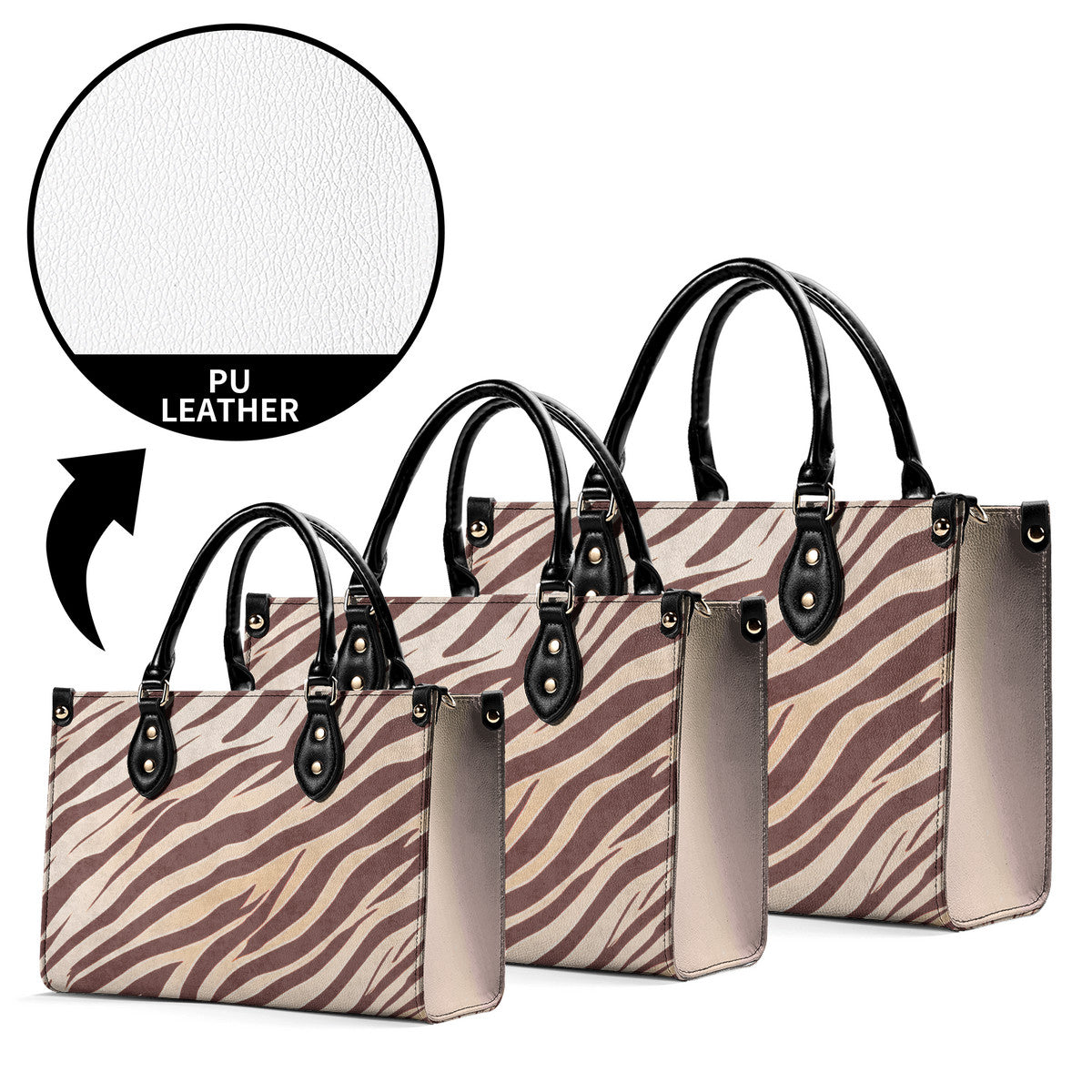 Tiger Stripes FlowState Luxury Handbag