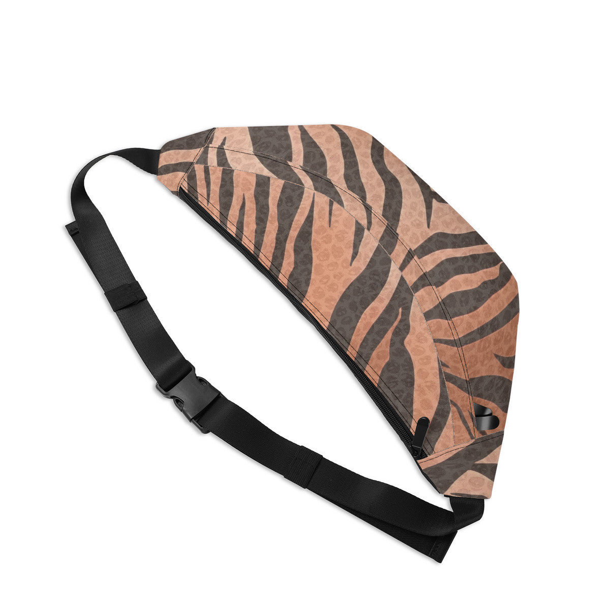 Tiger Stripes & Dots Large Fanny Bag