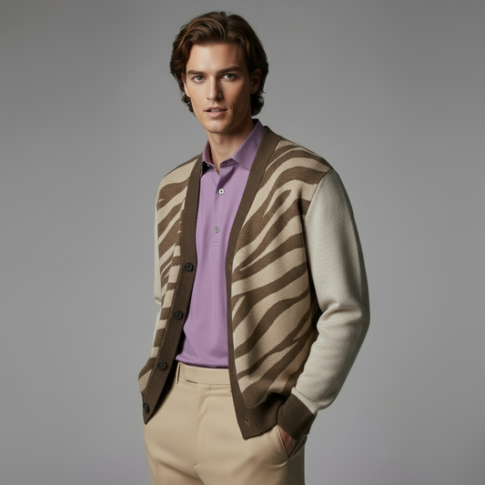 Tiger Stripes FlowState Knitted cardigan🐾🐅