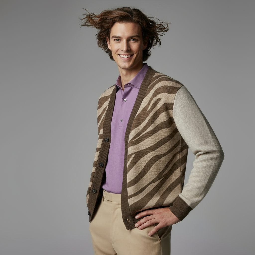 Tiger Stripes FlowState Knitted cardigan🐾🐅
