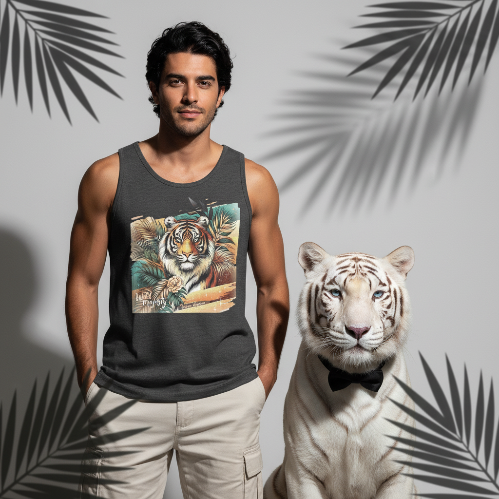 Wild Majesty Tiger Tank Top Men