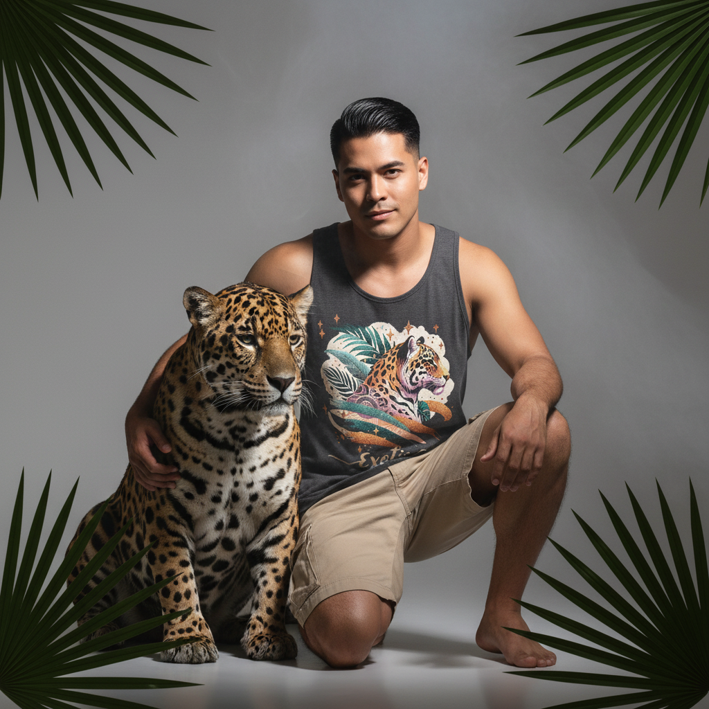 Jaguar Exotic Essence Tank Top Men💫🐆