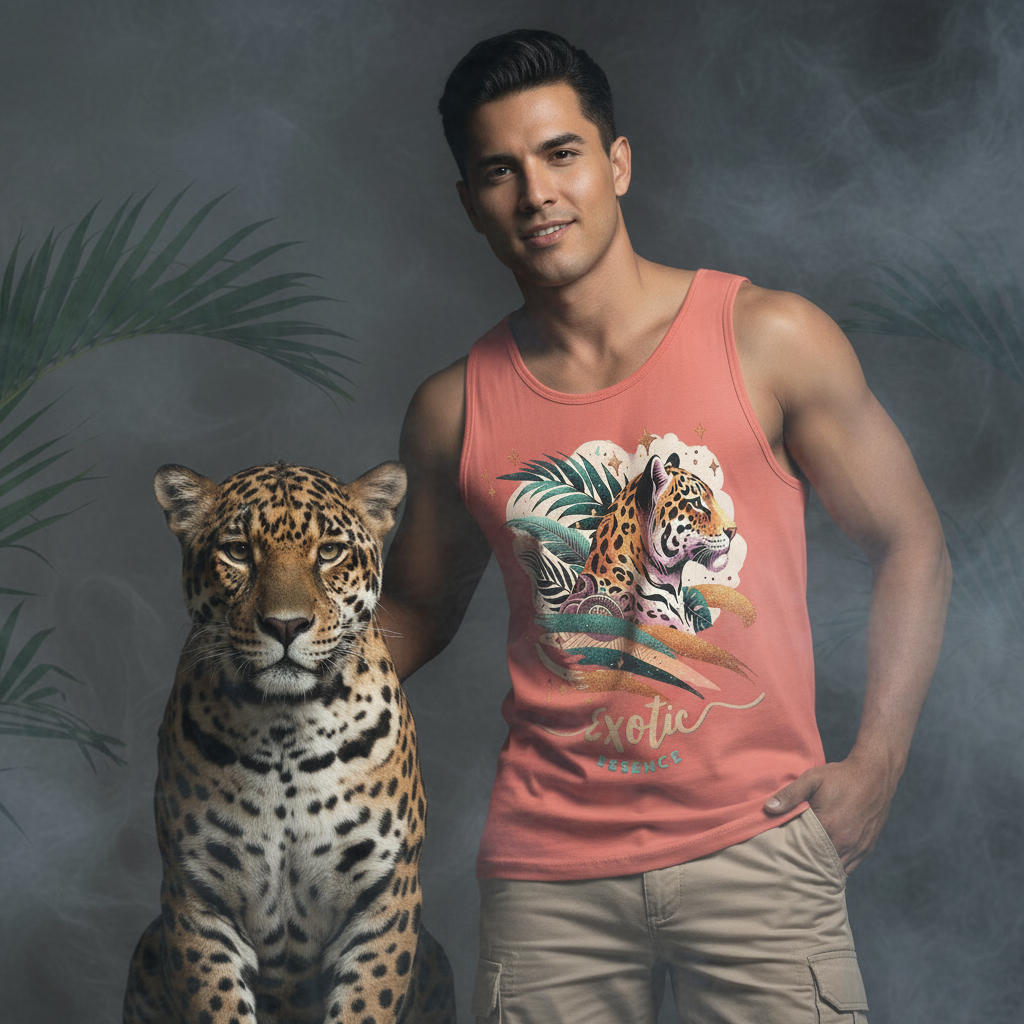 Jaguar Exotic Essence Tank Top Men💫🐆