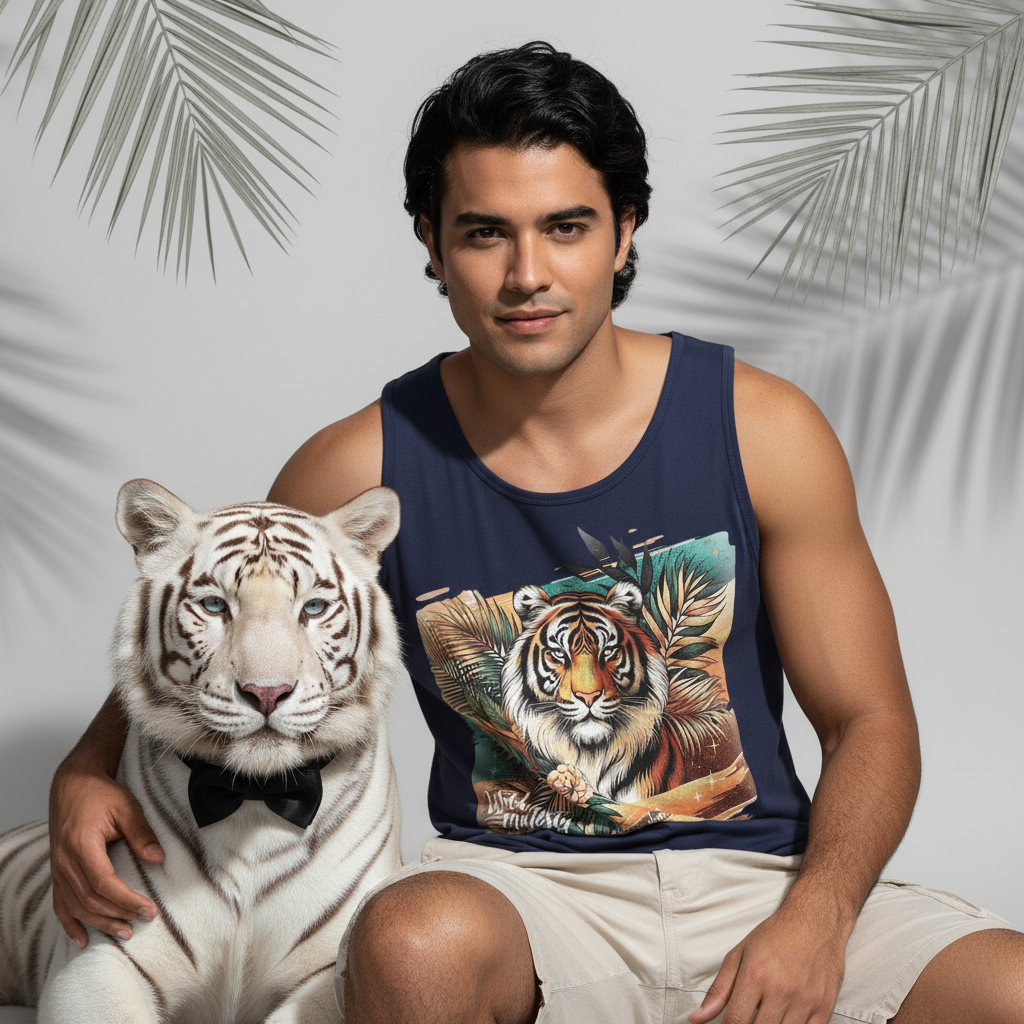 Wild Majesty Tiger Tank Top Men