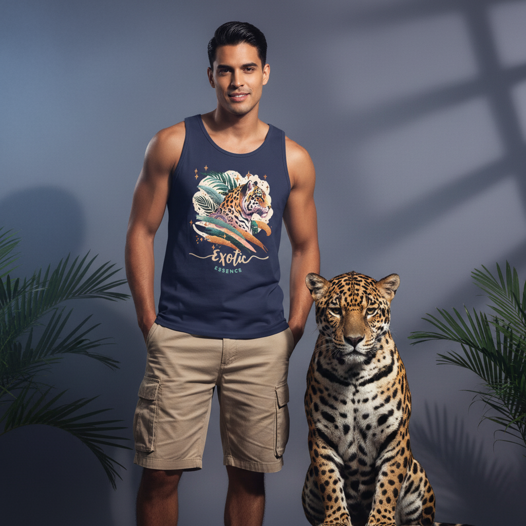 Jaguar Exotic Essence Tank Top Men💫🐆