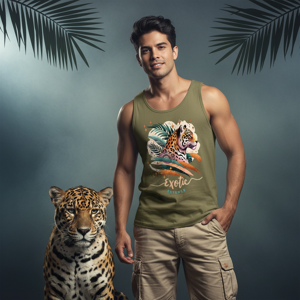 Jaguar Exotic Essence Tank Top Men💫🐆