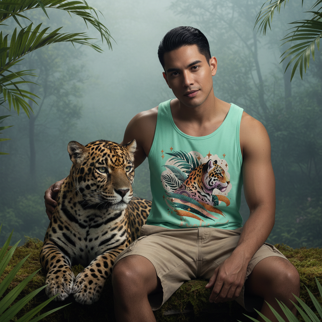 Jaguar Exotic Essence Tank Top Men💫🐆