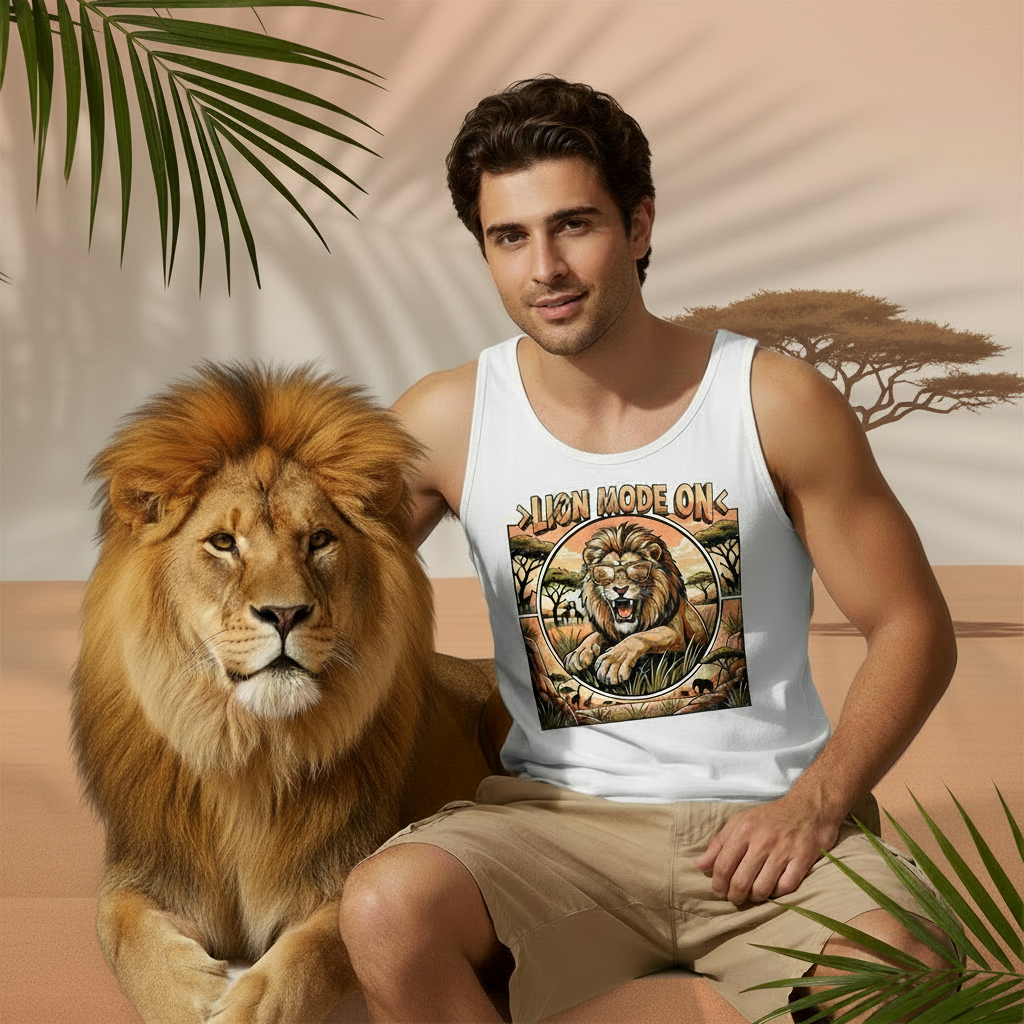 Lion Mode ON Tank Top Men🦁🐾