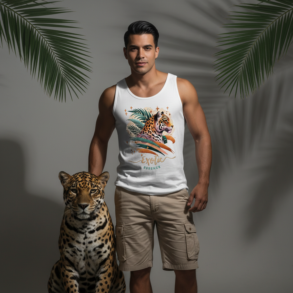 Jaguar Exotic Essence Tank Top Men💫🐆