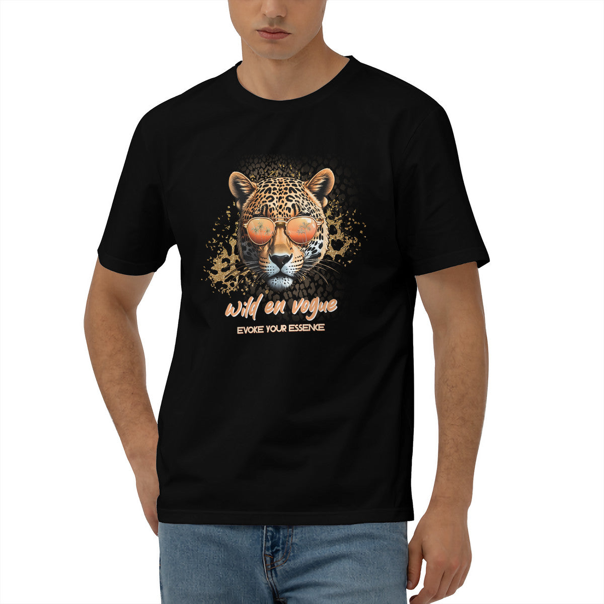 Jaguar en Vogue Men's Short Sleeve Cotton Tee
